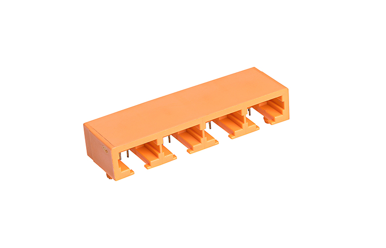 现货批发8P8C卧式DIP弯插1X4开口向下